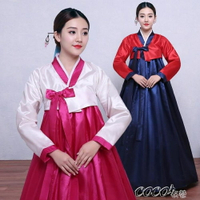 古裝 韓國傳統女士宮廷婚慶日常演出韓服朝鮮民族服裝舞蹈台錶演服古裝 全館免運