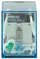 MY2N-D2-J-DC24V (升級版MY2N-D2-GS-DC24V) OMRON (附燈線圈加二極體)小型功率繼電器RELAY (含稅)【佑齊企業 iCmore】