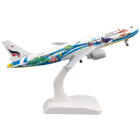 Mô hình máy bay Bangkok Fish Airbus A320 20cm