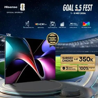 Hisense TV UX Vidaa Smart RGB-MiniLED TV 116 inch 3D Colour Master Pro Ultimate Saturation & Precisi