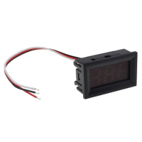 0.56 inch Mini Dc 0V-30V Voltmeter Led Display Volt Meter Digital Panel Meter(Green)