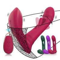 Remote Control Wearable Vibrator Flapping Dildo Vibrator Female G-spot Clit Invisible Butterfly Panties Vibrating Egg Sex Toy