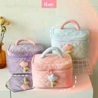 Tas kosmetik make up besar pastel/ Travel pouch high quality