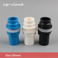 1pc UP-CLOUD PVC ID 20mm Connector Fish Tank Drain Pipe Accessories Aquarium Water Pipe Fittings Water Tank 1/2 inch Joint