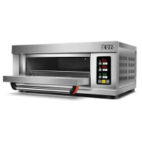 Commercial 1 deck 1 tray baking electric bread oven bakery industrial bread making gas oven mini bread oven