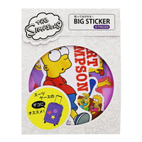 【日本正版】辛普森家庭 防潑水 貼紙包 行李箱貼 手帳貼 貼紙 The Simpsons sun-star - 611877