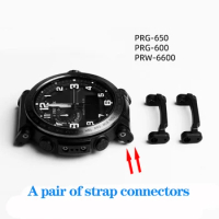 Refit Watchband Strap Connector For GSHOCK PRG-600YB PRG-650 PRW-6600 PRG600 Series Plastic Adapter Black PROTREK Converter