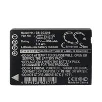 Cameron Sino 890mah battery for LEICA V-Lux 20 for PANASONIC Lumix DMC-3D1 DMC-TZ20A DMC-ZX3A DMC-TZ6R DMC-ZR3 BP-DC7E