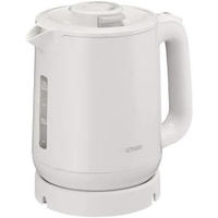 【日本代購】TIGER 虎牌 1.0L 電熱水壺 PCJ-A102-HA｜防倒水漏設計｜無蒸汽｜白色