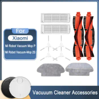 Filter For Xiaomi Mi Robot Vacuum Mop P 2S Mijia Mop Cloths Main Side Brush Vacuum Cleaner Accessories Fit XMSTJQR2S STYJ02YM