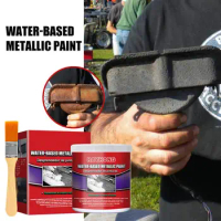 Metal Rust Remover Paint Water Based Metaallic Paint Rust Converter 100g Rust Converter Car Paint UV Resistant With Brush