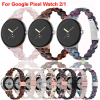 Resin Band For Google Pixel Watch 2 Lightweight Men Women Bracelet Slim Wrist Strap For Google Pixel Watch Correa Accessories