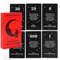 Newest Angel Number Messages Tarot Cards Fortune Telling Oracle 44pcs cards Fate Divination Tarot Deck Family Party Board Game