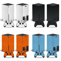 微軟XBOX series X主機貼膜XBOX series X主機貼紙碳纖維皮貼款式#貼紙