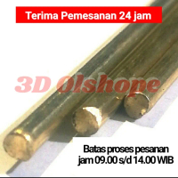 AS KUNINGAN OD 12,7 MM ( ½\ ) X 1000 MM / 100 CM."
