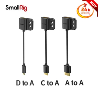 SmallRig Ultra Slim 4K HDMI-compatible Adapter Cable A to A C/D to A 4K@60HZ for BMPCC 4K&amp;6K for Sony Panasonic 3019 3020 3021