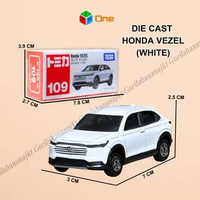 Tomica Reguler #109 Honda Vezel RV & 1st Ver. Mobil Diecast White