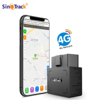 4G Mini OBD II GPS Tracker ST-902L Builtin Battery 16PIN interface device for Car vehicle with online tracking software