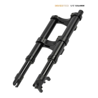 Double Brake Spring Shock Absorber Inverted Fork 12 Inch 4.0 Fat Tire Snow Fork 135mm Width/Ebike Fo