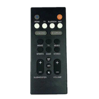 Remote Control ABS Speaker Replacement Remote Controller for Yamaha YAS-209 YAS-109 Speaker