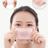 100Pcs/Box Facial Absorbing Oil Paper Face Cleansing Control Oil Blotting Tissue Matte Face Wipes Protable Skincare Makeup Tool