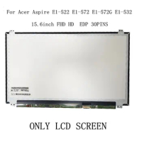 15.6" Laptop Matrix For Acer Aspire E1-522 E1-572 E1-572G E1-532 LCD Screen 30 Pins Panel Replacement