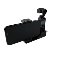 Camera Accessories Multifunctional Phone Holder Adjustable Adapter Bracket w/ 1/4 Screw Hole Tripod for DJI OSMO POCKET 2 Gimbal