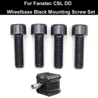 4pcs For Fanatec CSL DD/Gran Turismo DD/DD Pro Wheelbase Black Mounting Screws Set
