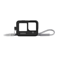 【GoPro】HERO9/10/11/12 Black 專用矽膠護套+繫繩 Sleeve + Lanyard(ADSST 多色綜合賣場)