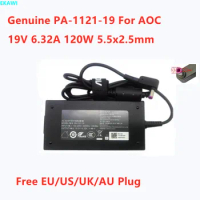 Genuine PA-1121-19 19V 6.32A 120W 5.5x2.5mm AC Adapter For PHILIPS AOC Monitor Power Supply Charger