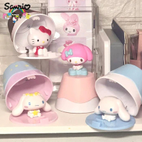 Sanrio Blind Box Chocolate Series Hello Kitty Cinnamoroll My Melody Bad Badtx-Maru Birthday Gift Animation Children's Toys