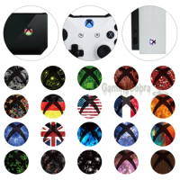 eXtremeRate 30 Pairs Home Power Skin Stickers for Xbox Series S&amp;X / Xbox One S&amp;X / Xbox One Elite Controller and Console