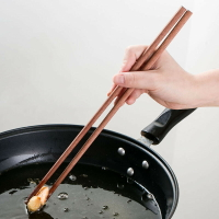 火鍋筷子加長筷油炸耐高溫防滑防燙商用撈面炸油條炸東西木筷公筷