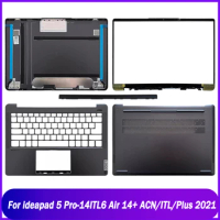 New Rear Lid For Lenovo ideapad 5 Pro-14ITL6 Air 14+ ACN/ITL/Plus 2021 Laptop LCD Back Cover Front Bezel Palmrest Bottom Case