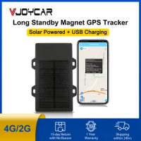 50pcs/lot Solar Panel Car Container GPS Tracker 180-Day Standby 4G Asset Magnet Locator Waterproof Dismount Shock Alarm Free APP