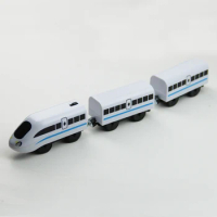 w114 free shipping EMU electric rail set Compatible Orbit All kinds of wooden tracks children's track toys