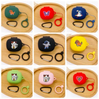Cartoon Case For Samsung Galaxy buds live / buds 2 pro Case Cute Anti-drop Ring Silicone Earphone Cover lovely for Galaxy buds 2