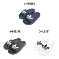 【adidas 愛迪達】男女 ADILETTE LITE 拖鞋 - A-FU8299藍 B-FU8298黑 C-FU8297白 D-FU9139粉 E-H05680粉白