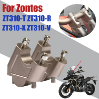 For Zontes 310T 310V 310X 310R T310 310 V R ZT310T Motorcycle Handlebar Riser Heightening Raised Extend Mount Clamp Accessories