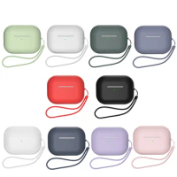Protective Silicone Case Cover Skin for Airpods pro2 with Lanyard Bluetooth Earphone Accessories Wholesale 300pcs/Lot