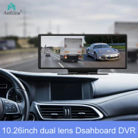 Anfilite 10.26" Android Navigation adas Dashboard 4g+32g gps Car Monitor dvr camera 4G WiFi GPS tracker Dash Camera