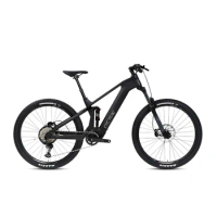 EU Warehouse Ebike Mtb Mountain Electric Bicycle 36V250W Light Weight Bafang M820 Middle Motor Full Suspension Electric Bike