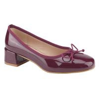 BELOVELY Women S Elegant Coquette Ballet Pumps Low Chunky Block Heels Square Toe Comfy Doll Shoes Wi