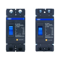 TOMZN 2P DC 1000V Solar Molded Case Circuit Breaker MCCB Overload Protection Switch Protector For Solar Photovoltaic PV