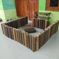Pagar Bambu Pagar Taman Rumah Dekorasi kandang hewan Hiasan Teras