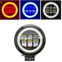 Lampu Tembak Sorot LED CWL 3 MATA k30 4D Angel eye 30 watt BULAT Cree