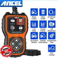 Certified productsANCEL AS200 OBD2 Scanner Code Reader Data Stream Automotive Tools Engine Check Car