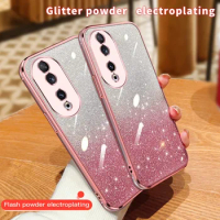 Case For Huawei P30 Lite Pro P70 Nova 12 11 10 9 Mate 30 20 20X Y9S Y7A Electroplated Glitter Phone Cover Protective Shell Coque