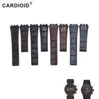 Fashion 22mm Silicone &amp; Leather Watchband For TAG HEUER Series Unisex Quality Band Soft Watch Strap For CARRERA Wrist Bracelet