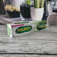 Polident 60gr Denture Adhesive Cream - Perekat Gigi Denture Freshmint - Pink